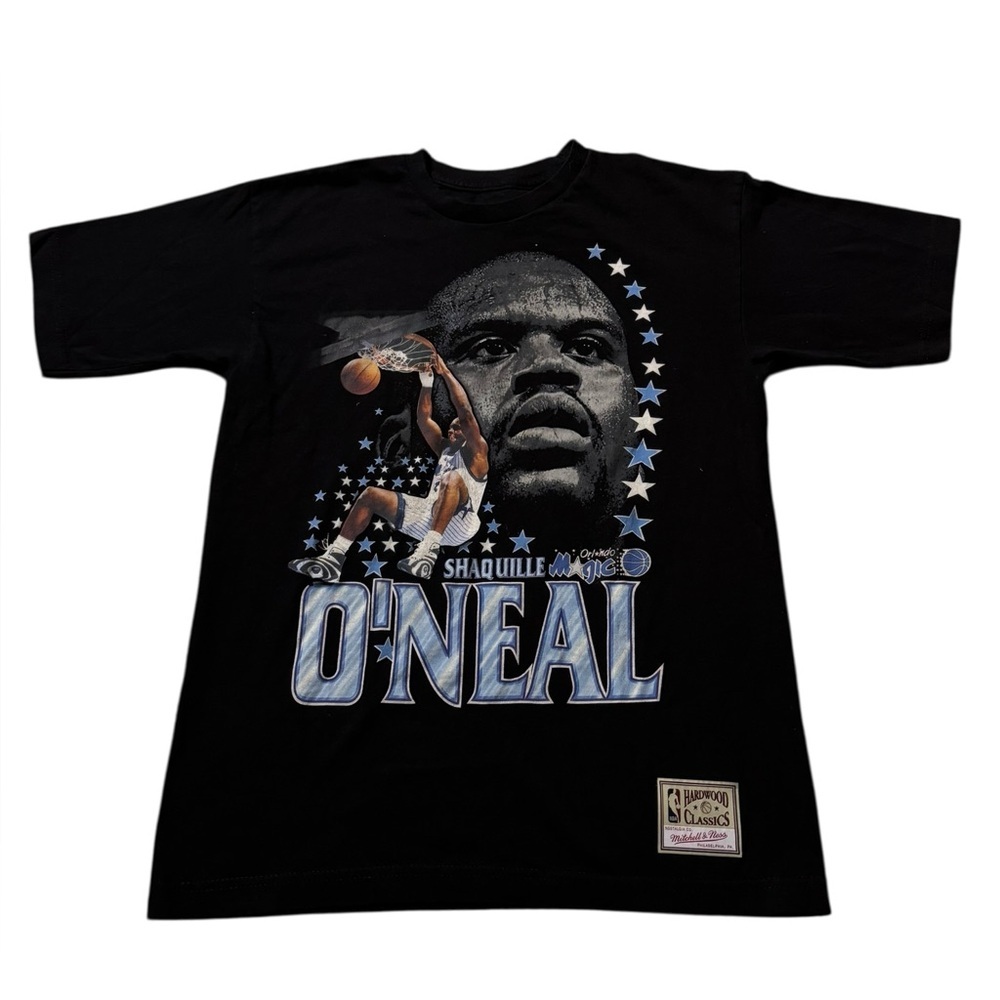 Shaq Black Tee Mitchell and Ness - Picture 1 of 5